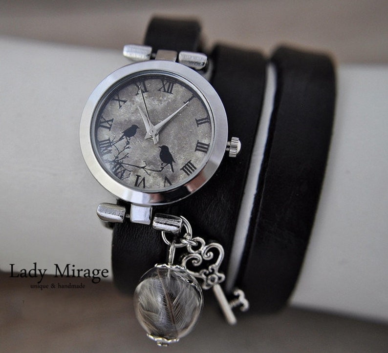 BESTSELLER Montre bracelet en cuir Plumes 931 image 3