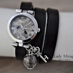 BESTSELLER Montre bracelet en cuir Plumes 931 image 1