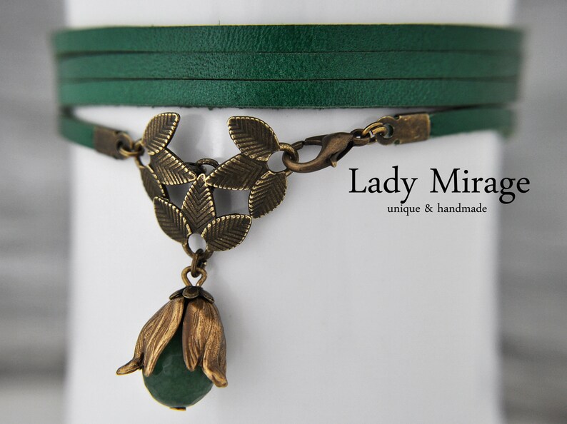 Leather Choker Necklace \