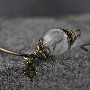 LUCK Real Dandelion Bracelet Bronze image 2