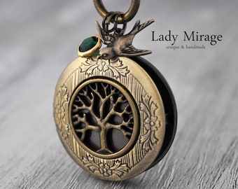 Personalisiertes Geschenk Frau - Medaillons - Schlüsselanhänger Lebensbaum - Handmade -  personalized accessory - Keychains - Handmade