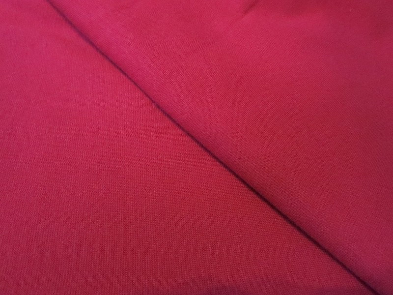Fine knit legs dark red * 145 cm wide *