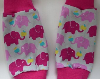 Babylegs/Stulpen Elefant Elli pink