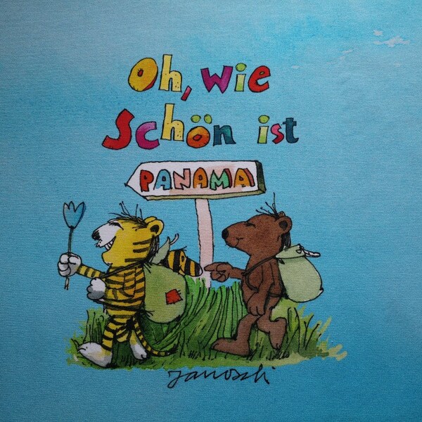 Janosch Tiger und Bär  Panama Panelbild