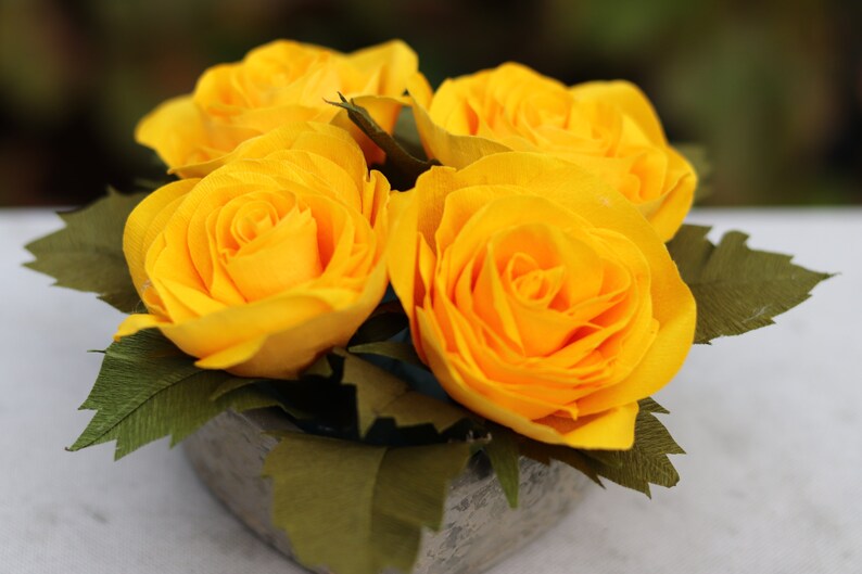 Gloria doublette crepe paper whiteyellowyellow 3404