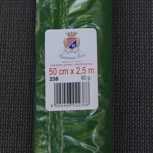 Italien Crepe Paper 60g Cartotecnica Rossi Green Farbe 238