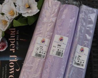 Carta crespa italiana 90g Cartotecnica Rossi extra estensibile viola