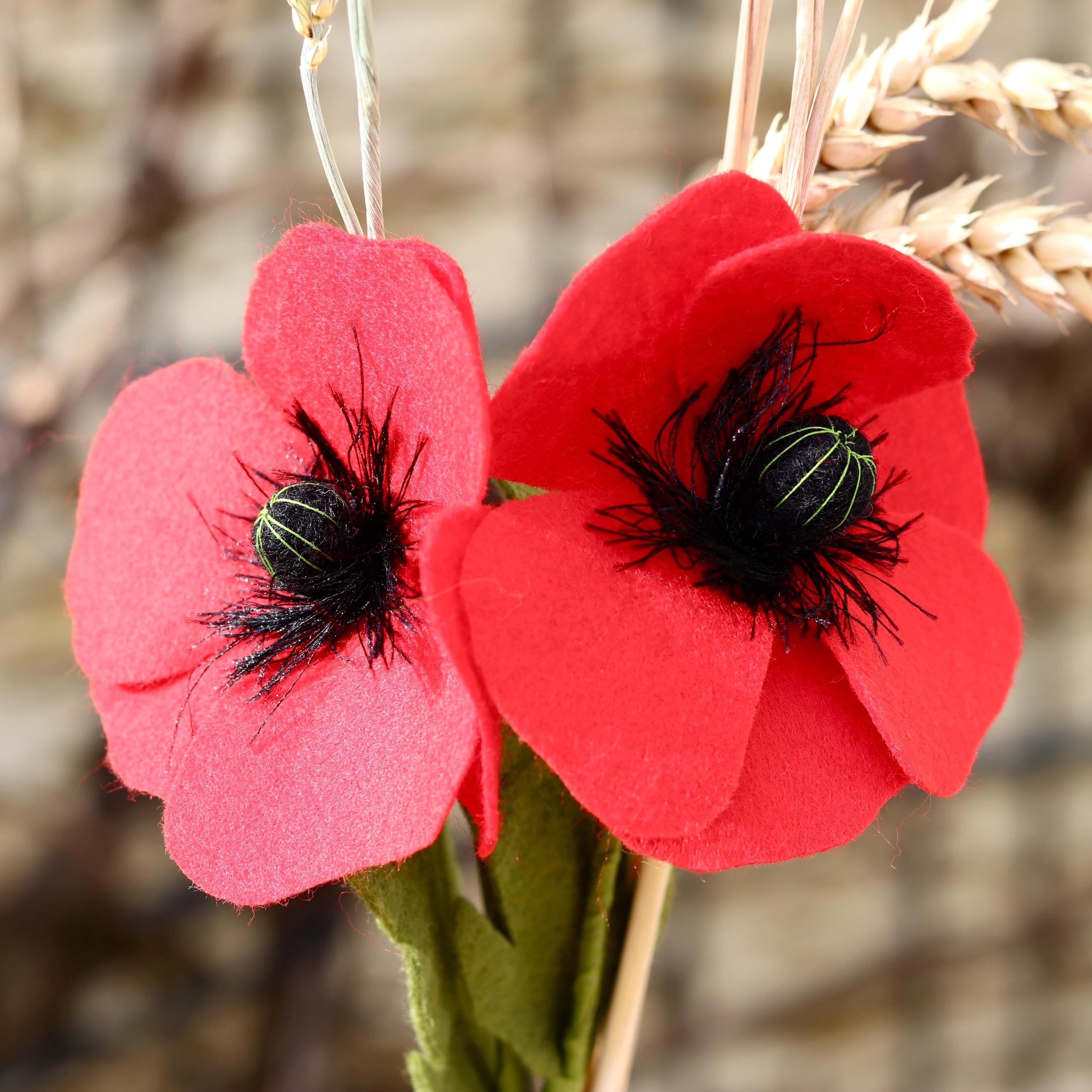 Knstliche mohnblumen - Etsy.de
