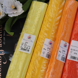 Italian crepe paper 90g Cartotecnica Rossi extra extendable image 1