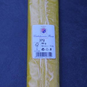 Italian crepe paper 90g Cartotecnica Rossi extra extendable No 372