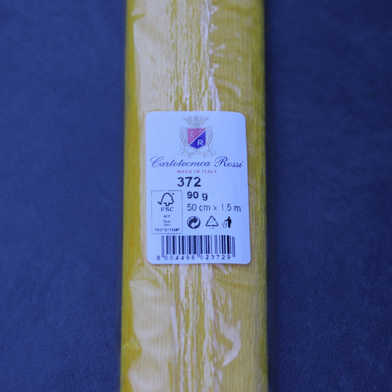 Italian crepe paper 90g Cartotecnica Rossi extra extendable No 372