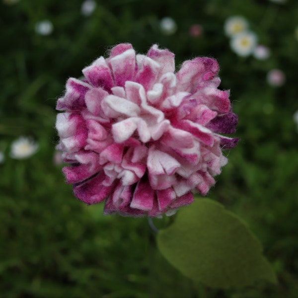 Handgefilzte Chrysanthemen/verschiedene Farben