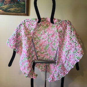 Crochet Triangle Lacy Fairy Shawl/Wrap/Scarf