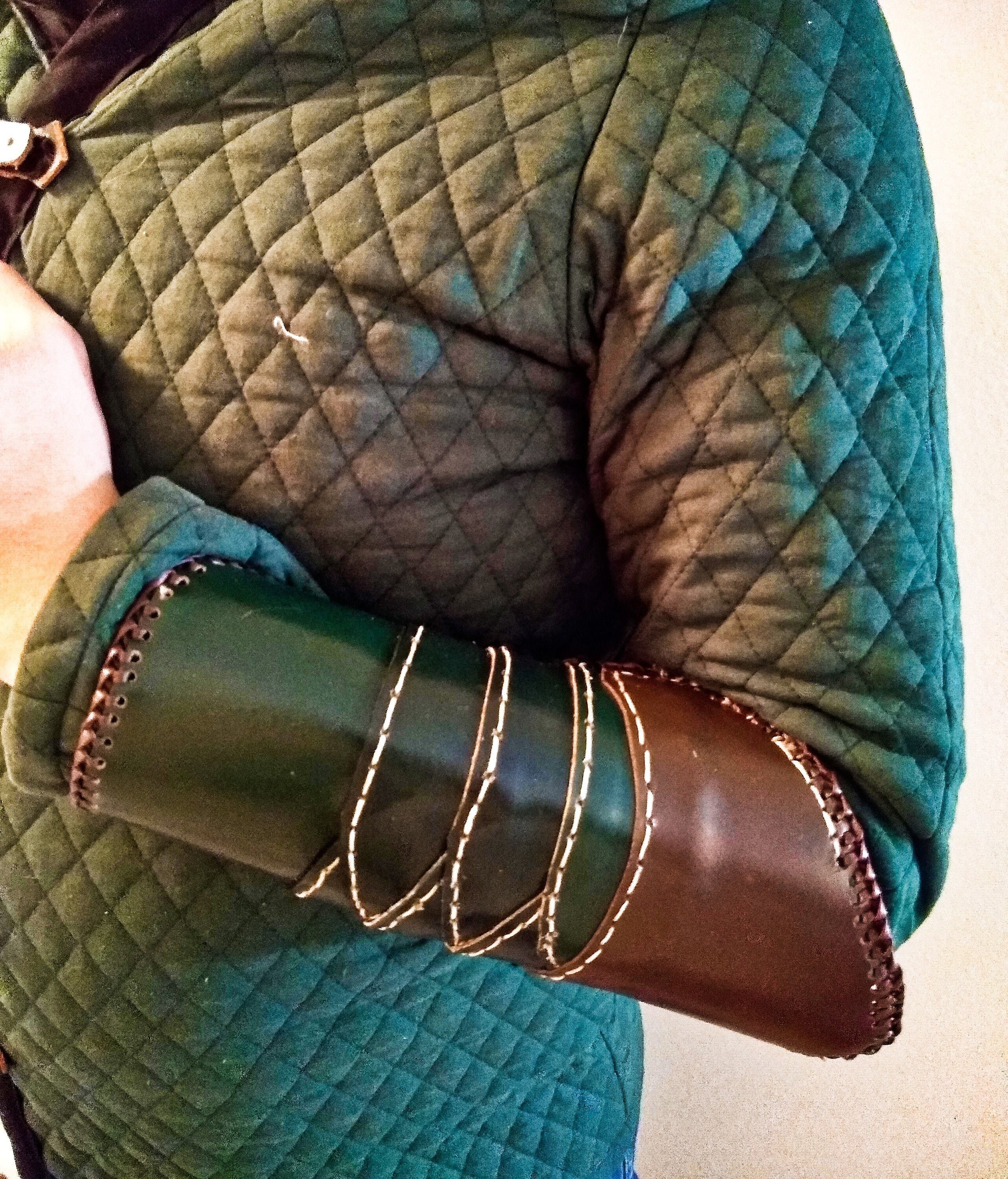 Layered Leather Vambraces/bracers Etsy