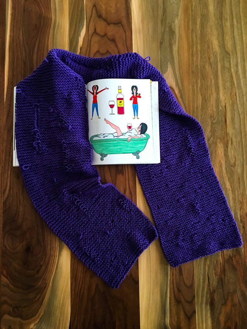 Bob's Burgers Linda Belcher's Knit Scarf with a Etsy