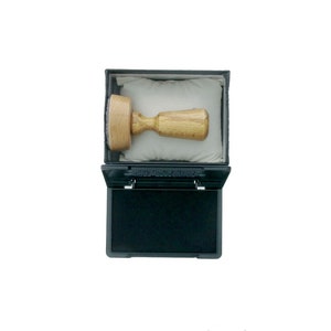 Wedding Stamp Address Stamp Family Stamp Wooden Stamp Floral Round 45 mm