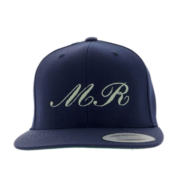 Individually embroidered cap, cap, glow in the dark, initials glow in the dark for him, her and the children