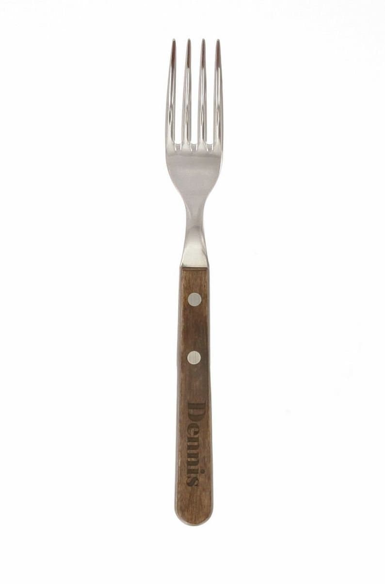 Steak knife, steak fork, steak cutlery set Jumbo from Tramontina personal engraving with name image 6
