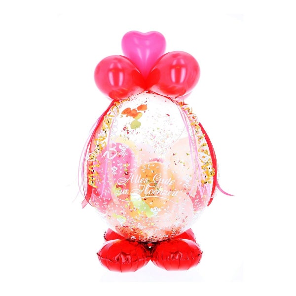Jessi's Gift Forge Filled gift balloon - the ideal gift; Luxury version for birthday, wedding, baby etc.