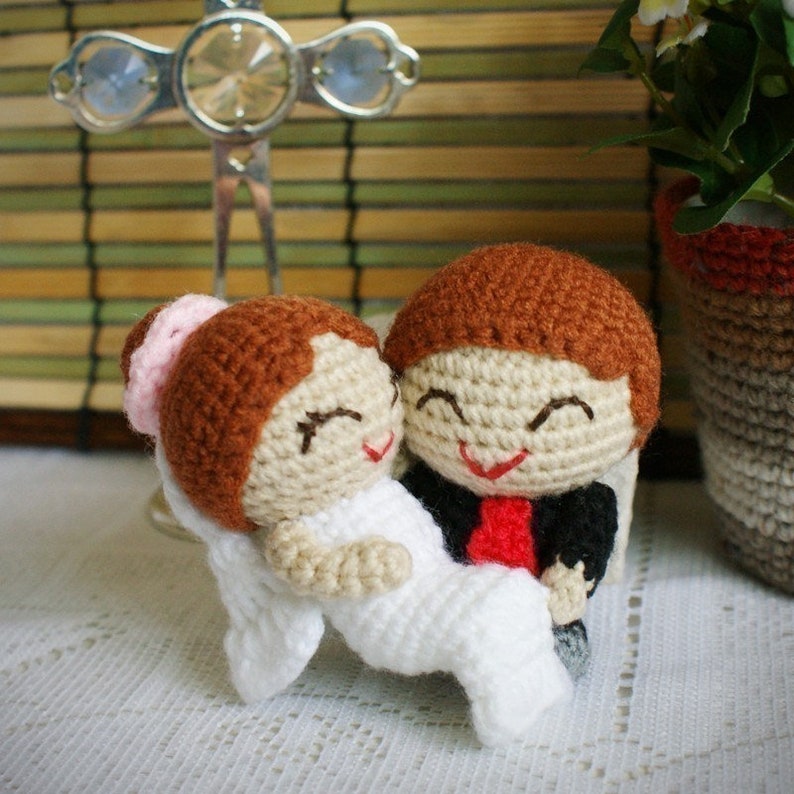 Жених и невеста амигуруми крючком схемы