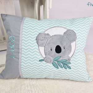from 35.90 euros: personalized pillow, name pillow, koala birth pillow image 1