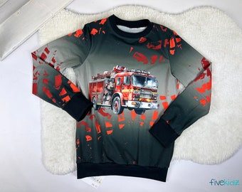 Ab 33,90 Euro: Langarmshirt Pulli Pullover Feuerwehr