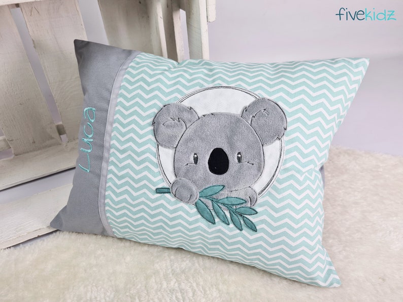 from 35.90 euros: personalized pillow, name pillow, koala birth pillow image 2