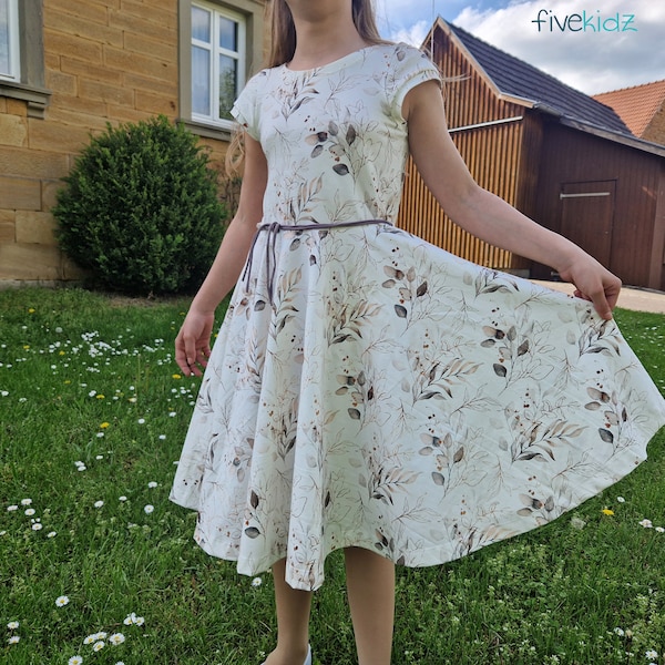 Ab 36,90 Euro: Kleid, Sommerkleid, Mädchenkleid, Drehkleid