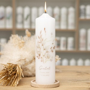 Mourning candle Grandma Klee, elegant memorial candle in loving memory of your grandmother