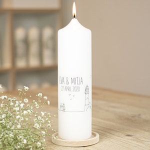Hochzeitskerze - Leuchtturm