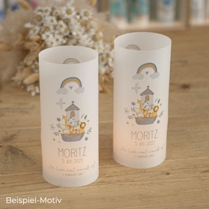 Light covers (each 2 pieces) for weddings, baptisms and communions - additional product (only in connection with a candle order)