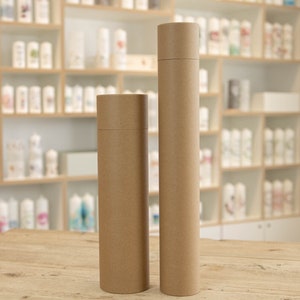Kerzenbox Kraftpapier zur sicheren Aufbewahrung deiner Taufkerze, Hochzeitskerze oder Kommunionkerze