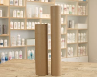 Kerzenbox Kraftpapier zur sicheren Aufbewahrung deiner Taufkerze, Hochzeitskerze oder Kommunionkerze