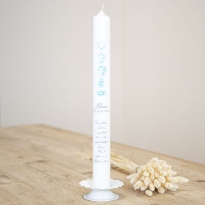 Kerzenständer Weiß für 404cm Kerzen Bild 2