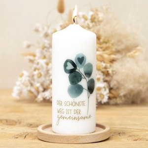 Geschenkkerze "Der schönste Weg" - inkl. Grußkarte + Geschenkbox! Das perfekte Geschenk