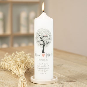 Hochzeitskerze - Lebensbaum
