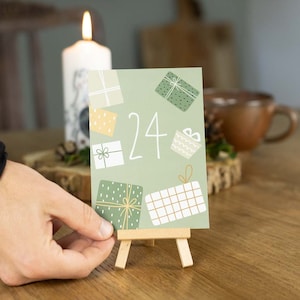 Postkarten Adventskalender - Achtsamkeit (24 Karten)