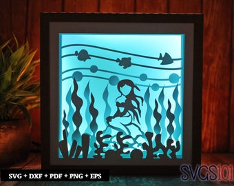 Free Free Mermaid On Rock Svg 741 SVG PNG EPS DXF File