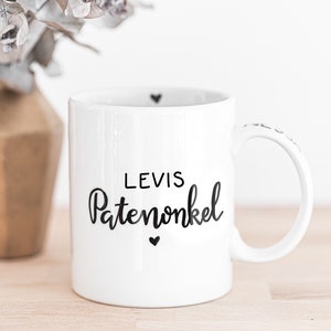 Tasse Patenonkel Becher Name personalisiert Handlettering handbemalt image 3