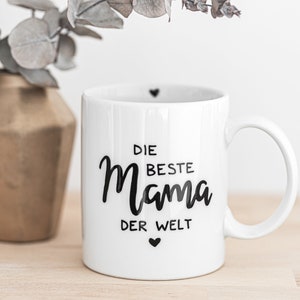 Tasse beste Mama der Welt Becher Geschenk mit Name personalisiert image 4