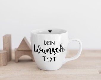 Kindertasse personalisiert Wunschtext Becher Name handbemalt verschiedene Farben