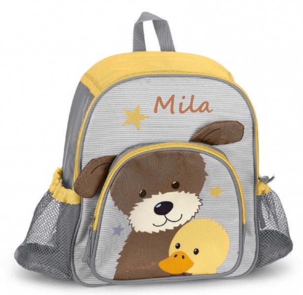 bestickt, Funktionsrucksack Kinder, Kindergartenrucksack, Kindergartentasche Edda Namen für Rucksack Rucksack, und mit Hanno Sterntaler