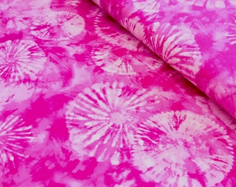 Viskosejersey Batik fuchsia