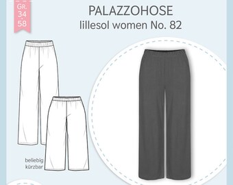 Schnittmuster Palazzohose lillesol women No. 82 lillesol&pelle