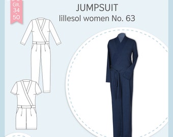 Schnittmuster Jumpsuit lillesol women No. 63 lillesol&pelle