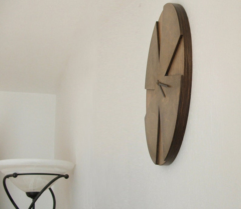 solid wooden wall clocks 40-50cmØ image 4