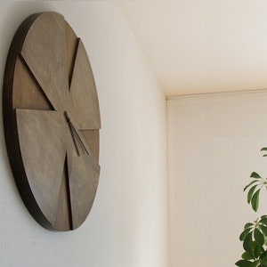 solid wooden wall clocks 40-50cmØ image 1