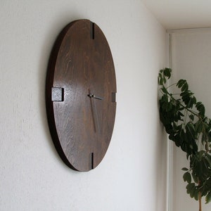 solid wooden wall clocks 40-50cmØ image 7