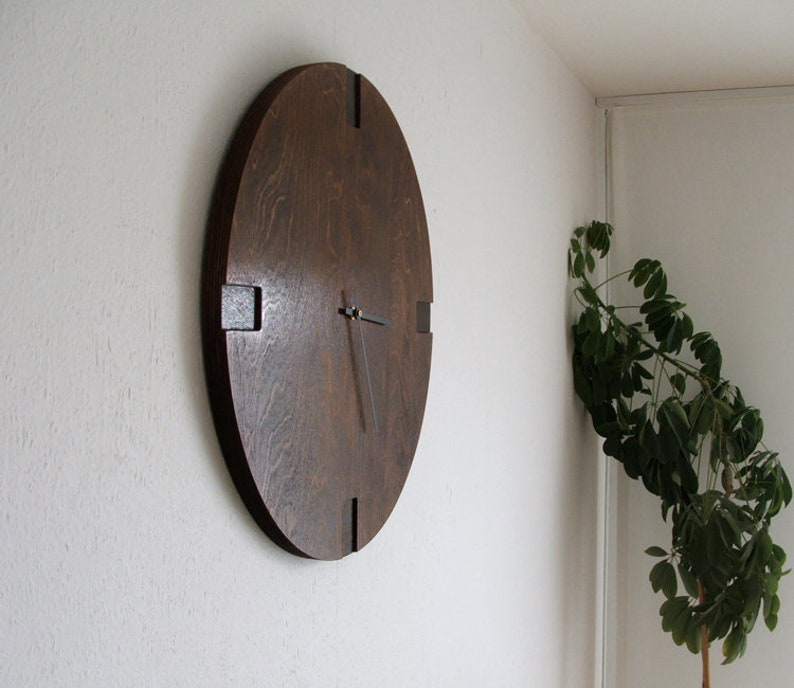 solid wooden wall clocks 40-50cmØ image 7