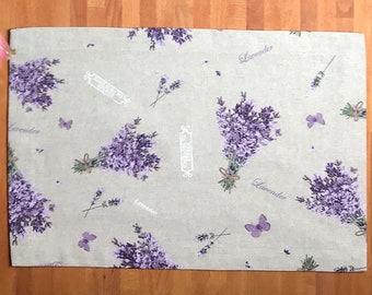 Two placemats, place mats, place mats, table covers, place mats, lavender